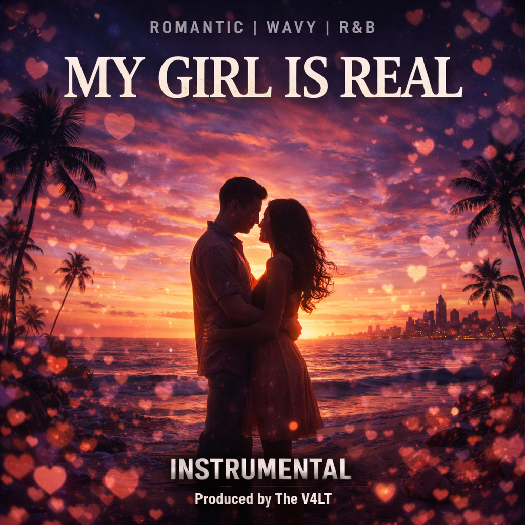 My Girl Is Real – Romantic Wavy R&B Instrumental (Produced by The V4LT)