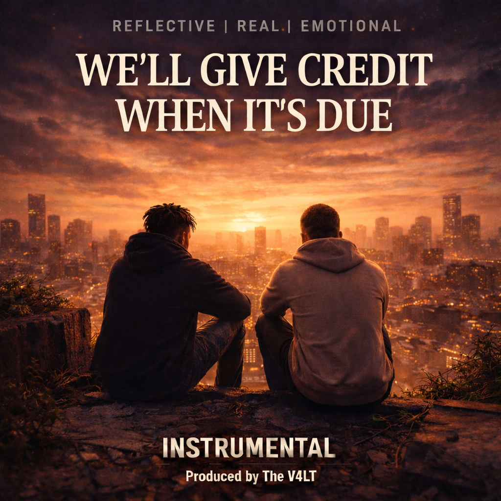 We'll Give Credit When It’s Due – Emotional Reflective Melodic Trap Instrumental (Produced by The V4LT)